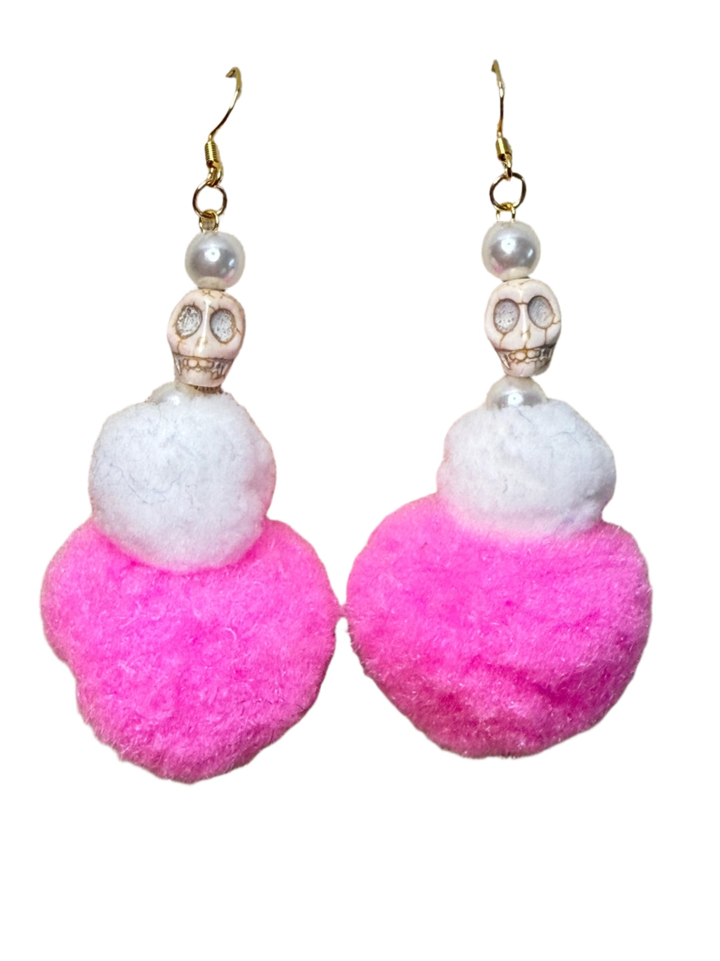 Pink Lets Get this Party Started Performance puff earring in Pink styles
